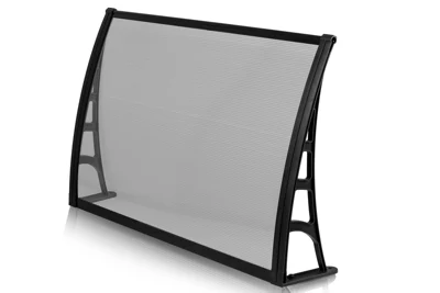 Marquise transparente en polycarbonate "Clear" 120 x 70 cm