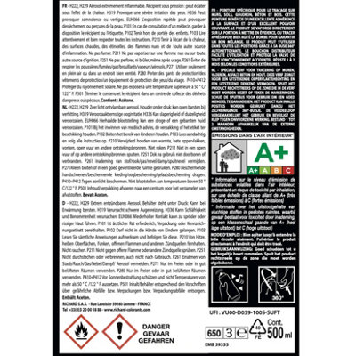 Aérosol peinture Traceur blanc 500 ml