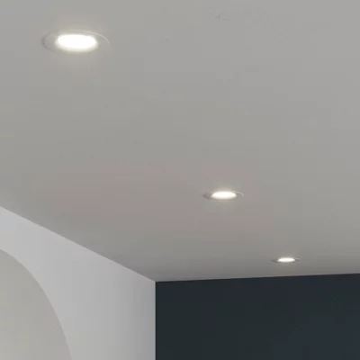 3 spots led encastrables 420 lm 6,1 W dimmable blanc "Fauvel"