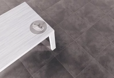 Carrelage de sol intérieur "Montceau" gris - l. 60,3 x L. 60,3 cm