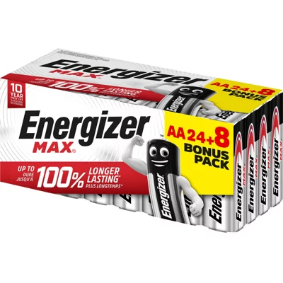 Lot de 24 +° 8 piles Max AA