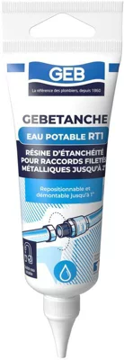 Tube de 50 ml de résine Gebetanche eau potable RT1