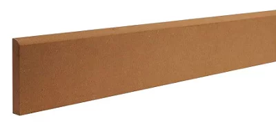 Plinthe MDF brut réversible - 9x69x2400 mm