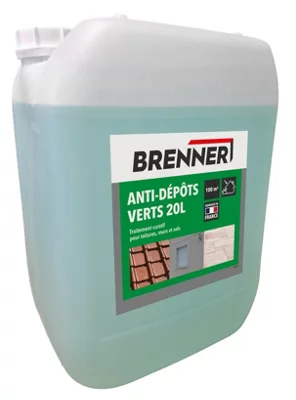 Anti-Dépôts Verts Guard 10 pour toitures, murs et sols - Bidon 20 L