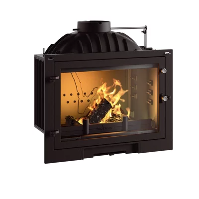 Foyer en fonte 9,5 kw MILOS - L.69,2 x H.65,9 x P.45,9 cm