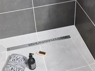 Caniveau pour douche à l'italienne "VENISIO L800 MIKADO" - 80 cm