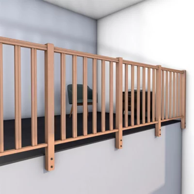 Kit balustre Hêtre Keo 1m