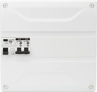 Tableau pré-équipé 1R 13 modules pour extérieur blanc