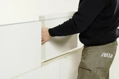 Béton cellulaire SIPOREX blanc 62,5x50x10 cm pour cloisons et rangements