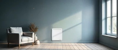Radiateur à inertie sèche 1000 W blanc avec pilotage mobile  GALA