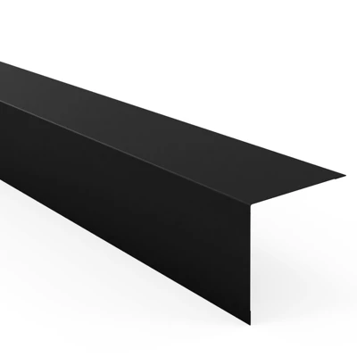 Cornière d'angle pour bardage et parement M50 2300 mm noir mat