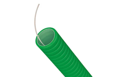 Gaine TPC annelée D. 40 - 25 ML vert protection réseaux souterrains