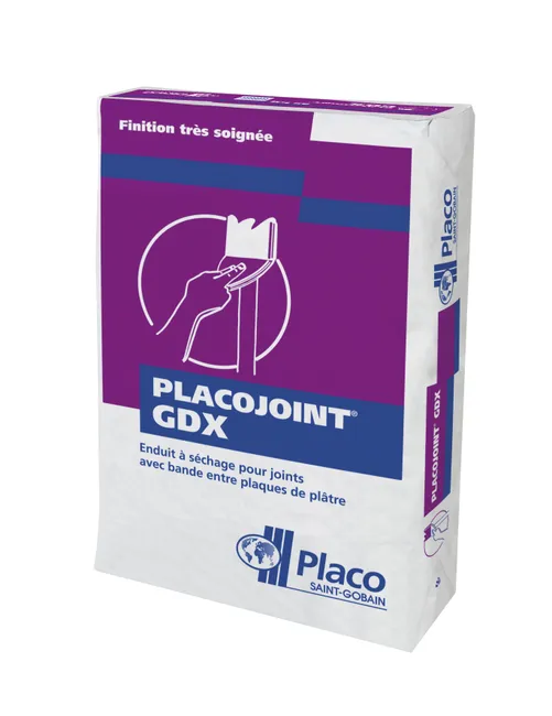 Enduit joint haute qualité finition placo gdx 25 kg Placojoint - PLACOPLATRE