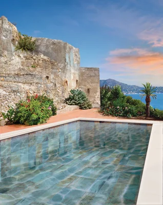 Carrelage de sol extérieur "Bali stone" multicolore - l.30 x L.60,3 cm