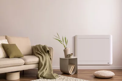 Radiateur connecté double cœur "Cometa" 1500 W