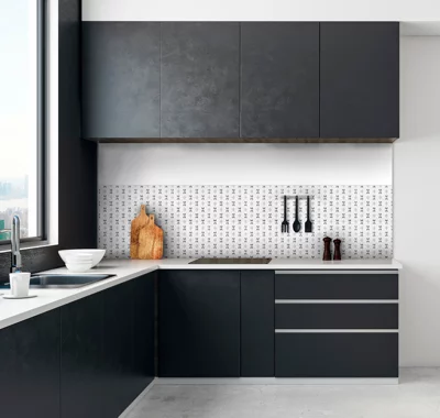 Mosaïque "Aude" mix gris