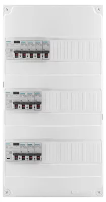 Tableau pré-équipé 3R 52 modules 3ID 10 disjoncteurs blanc