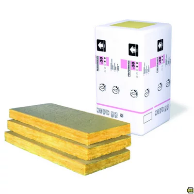 Laine de verre 100mm murs 38 R :2,65 - 1,35m x 0,6m - 8 panneaux kraft