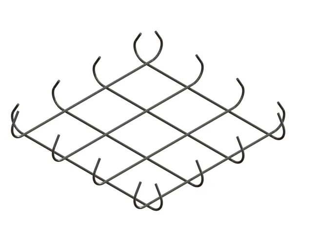 Image principale de Semelle de fondation isolée, 75 x 75 cm Diam.7 mm 