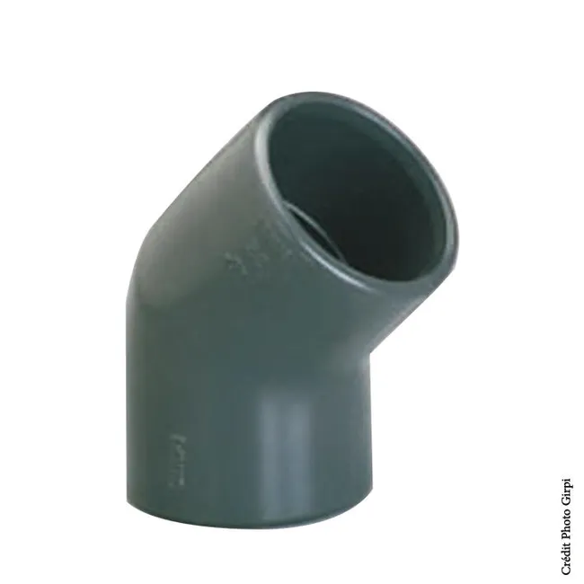 Coude 45° femelle-femelle Ø20 PVC PRESSION