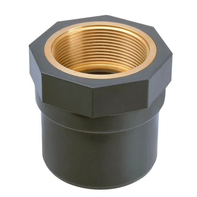 Manchon avec taraudage Laiton femelle/mâle - G à visser Ø25-3/4'' PVC PRESSION