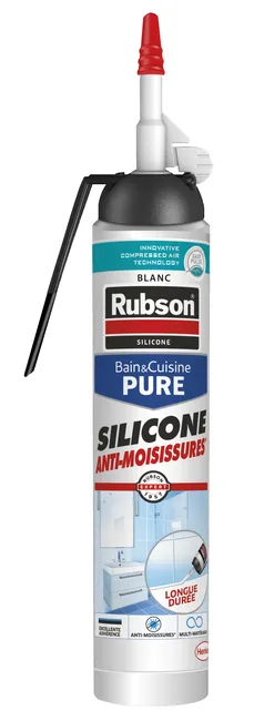 Image principale de Mastic sanitaire gachette blanc 200 ml - RUBSON