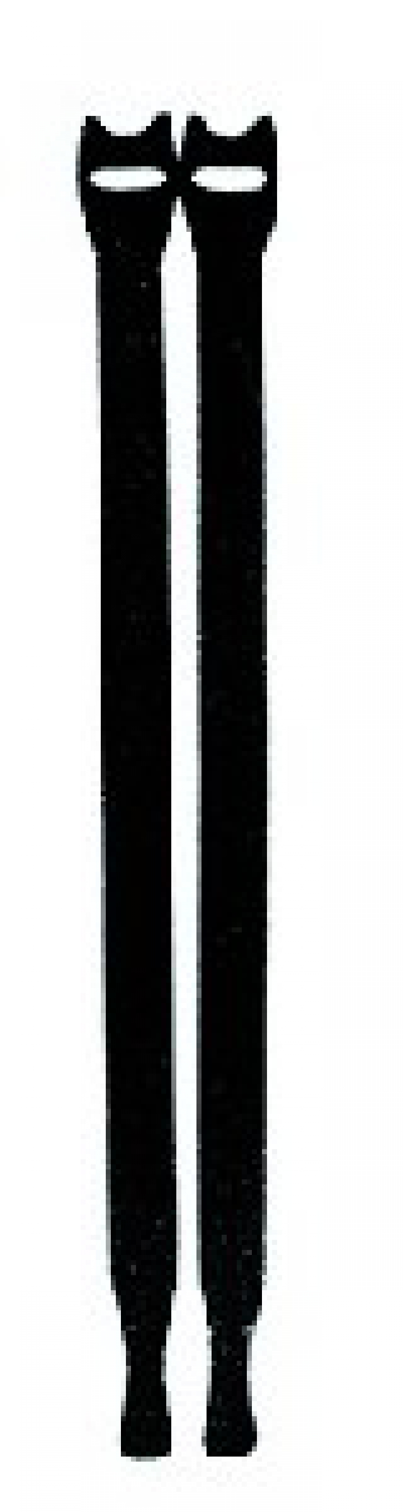 5 ATTACHES CABLES NOIR