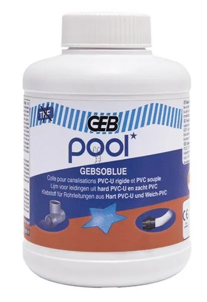 COLLE PVC GEBSOBLUE PISCINE -BTE250ML- 504501
