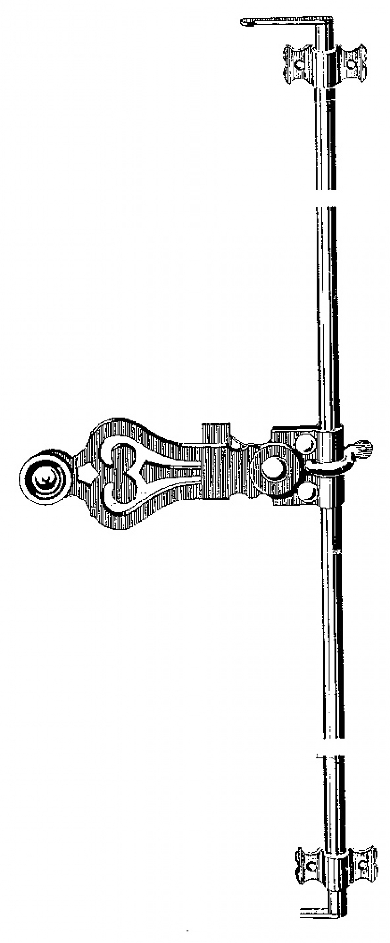 Espagnolettes universelles ( E.V.U. ) noir cataphorès - principaux avantages- ajustage de la longueur de l'espagnolette par simple coupe ;- permet de placer la poignée à la hauteur exigée. - pas de soudure