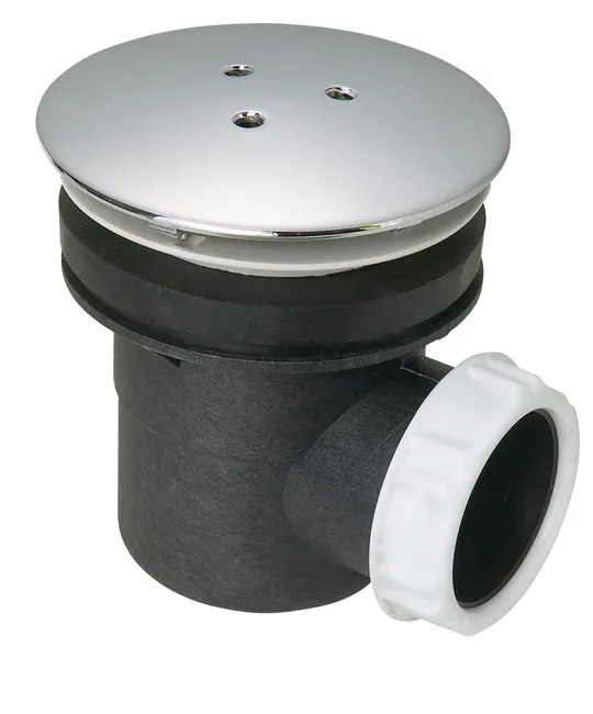 Bonde de douche à capot métal pour receveur Ø 60 mm - NF