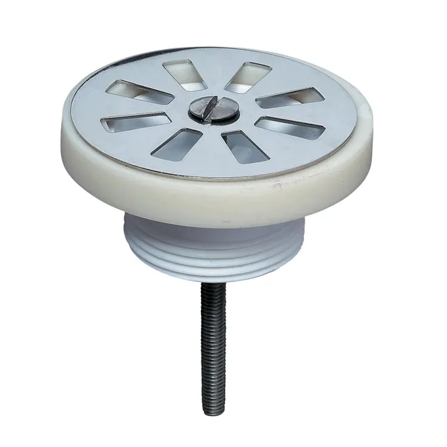 Bonde lavabo en plastique à grille plate Diam.63 mm - WIRQUIN PRO