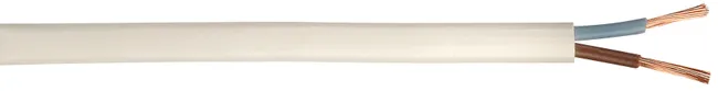 Image principale de Câble électrique HO3VV H2F 2x0,75 mm² blanc 10 m  - NEXANS