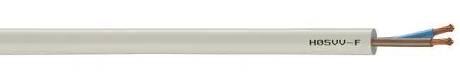 Image principale de Câble électrique HO5VVF 2x1,5mm² Couronne 10 m - NEXANS