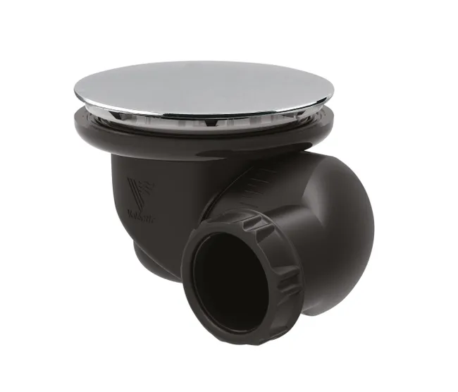 Bonde de douche La Goulue multidirectionnelle capot ABS pour receveur Ø 90 mm - NF