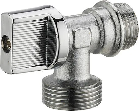 Robinet machine à laver 1/4 de tour entrée Mâle 15 x 21 (1/2") - sortie Mâle 20 x 27 (3/4")