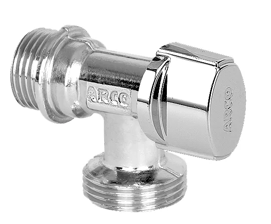 Robinet équerre NF 15 x 21 (1/2") - 20 x 27 (3/4")