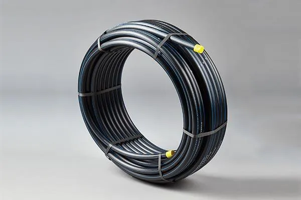 Tuyau polyéthylène trait bleu Diam. 32 mm en couronne Long.50 m