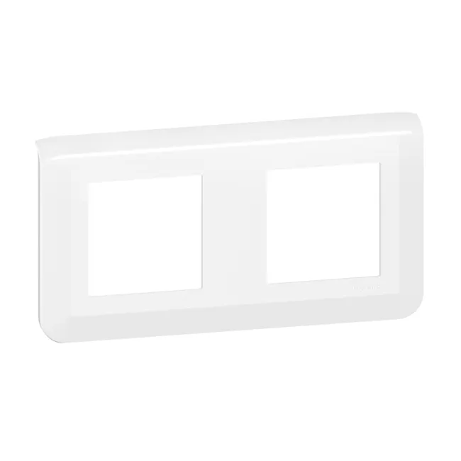Image principale de Plaque de finition 2x2postes blanche MOSAIC - LEGRAND