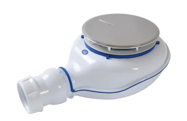 BONDE DE DOUCHE Ø90 TURBOFLOW CAPOT METAL NICOLL