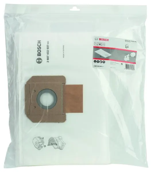 SAC FILTRE NON TISS.GAS35-5- BOSCH 2607432037