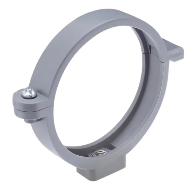 Collier à charnière évacuation PVC 7 x 150 Diam.80 mm