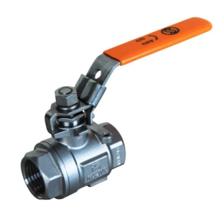 VANNE SPHERE T.2PCS HT ORANGE FF 3/4" 714005
