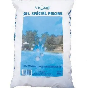 SEL PASTILLE PISCINE SANS STAB.-SAC 25KG- SEL