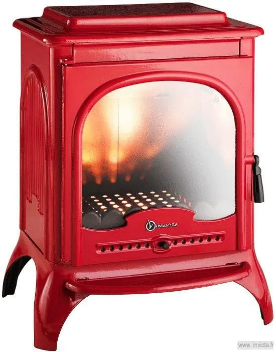 POELE A BOIS SEVILLE 10KW EMAIL ROUGE 6192-17