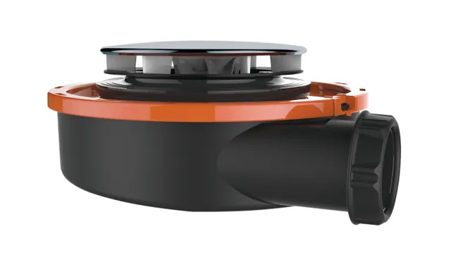 Bonde extra-plate receveur Ø90 mm, h 60 mm - NF