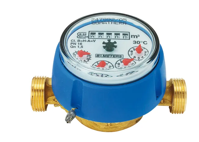 Compteur divisionnaire eau chaude Mâle-Mâle MM.20x27(3/4)