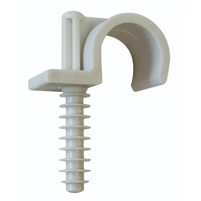 Image principale de Collier de fixation simple pour tube ou gaine Ø25 mm - sachet de 15 pièces