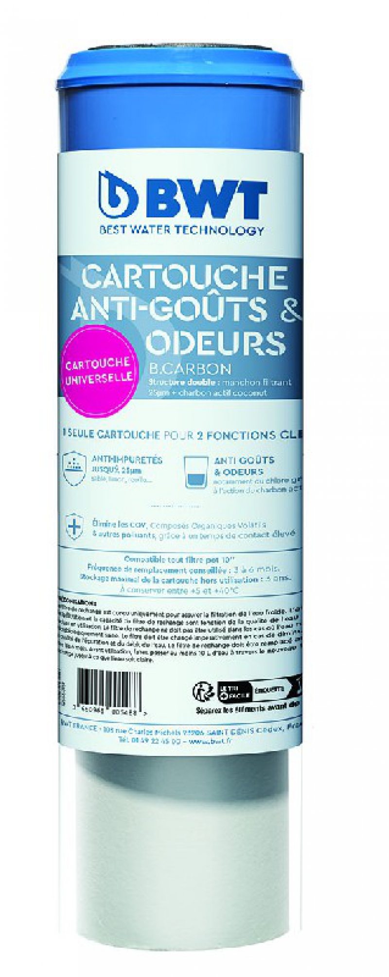 CARTOUCHE ANTI-GOUT+ODEUR