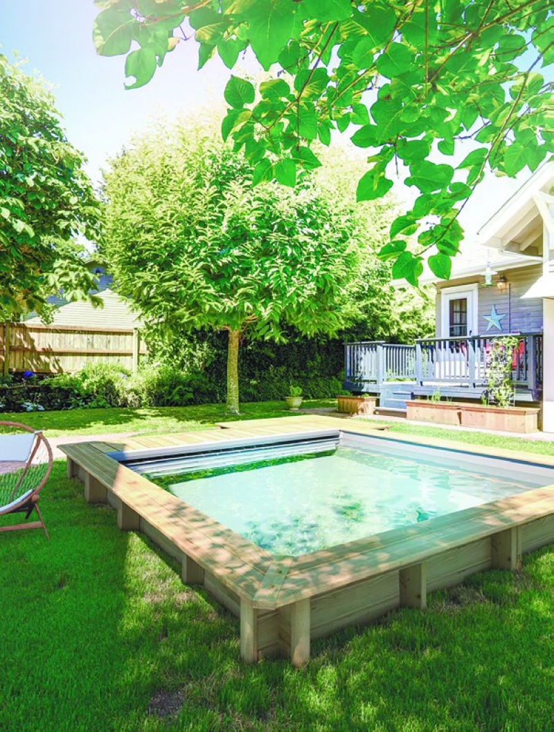 Piscine bois Urbaine