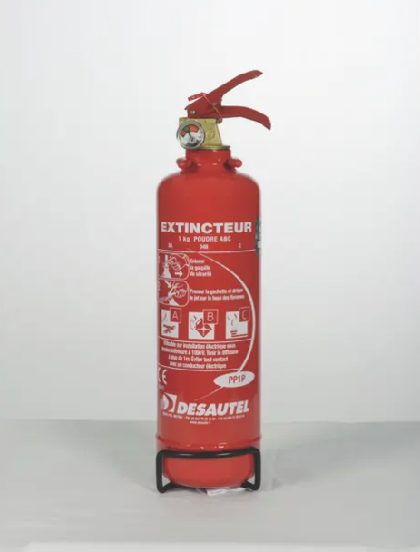 EXTINCTEUR PP1P 1KG+SUPP.TRANSPORT 0121101A